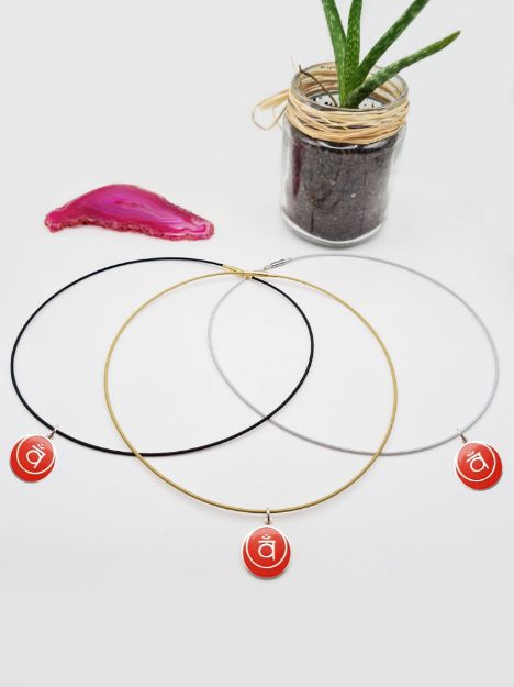 Swadisthana Mineli Chakra Kolye  resmi